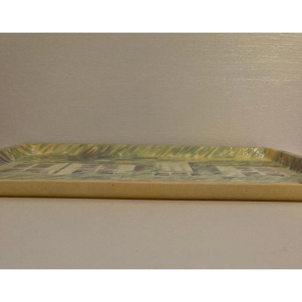 Vintage Mikasa ALPAC Legacy Tray: French Country Camaieu Drawing